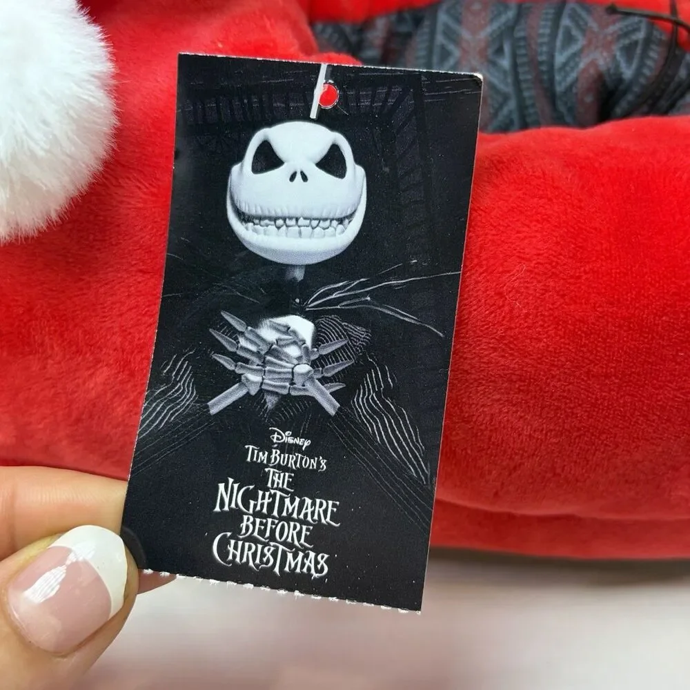 Disney The Nightmare Before Christmas Santa Jack Skellington Slippers Unisex 7/8